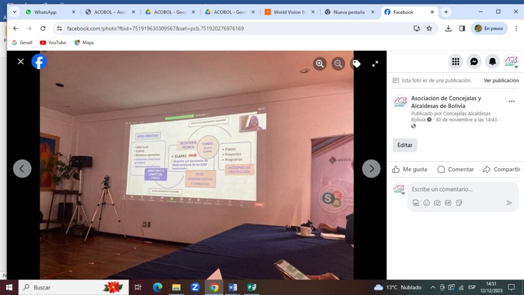 MESA DE ANÁLISIS COMPETENCIAL SOBRE CAMBIO CLIMÁTICO Y AGUA EN LA GESTIÓN PÚBLICA SUBNACIONAL