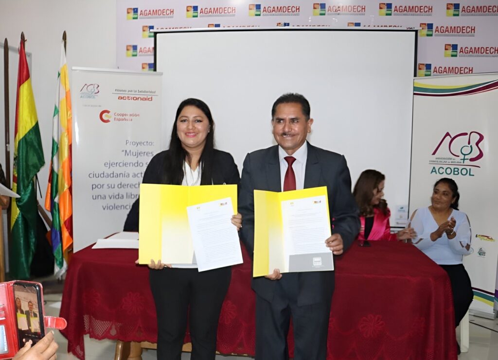 ADECOCH FIRMA CONVENIO CON EL TRIBUNAL ELECTORAL DEPARTAMENTAL DE CHUQUISACA