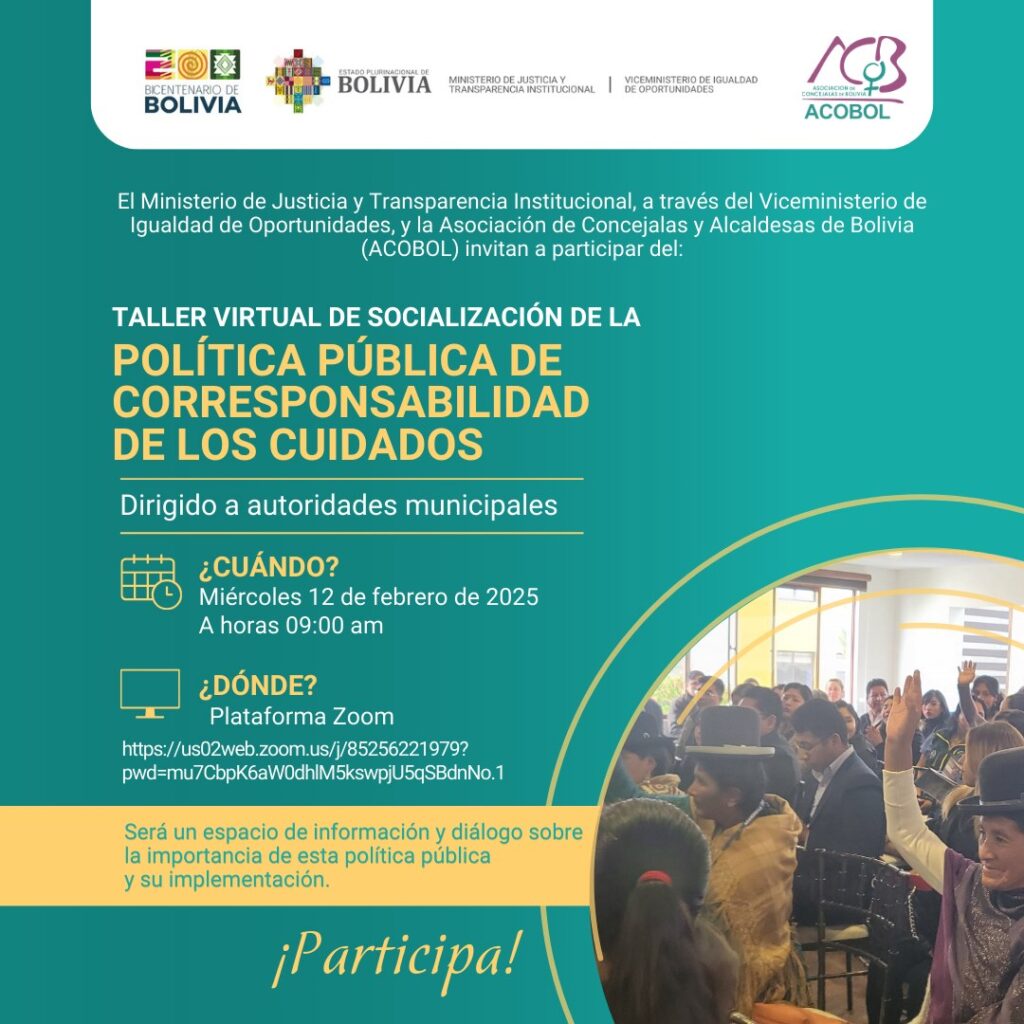 TALLER VIRTUAL DE CORRESPONSABILIDAD DE LOS CUIDADOS